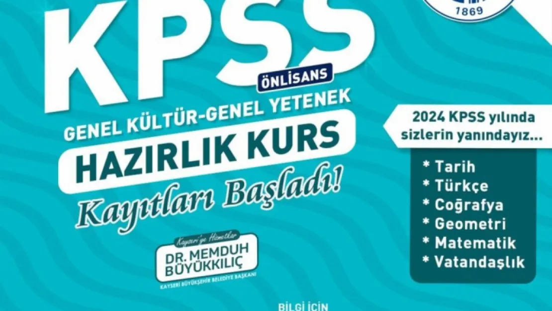 Büyükşehir KAYMEK, 2024 KPSS'de memur adaylarının yanında