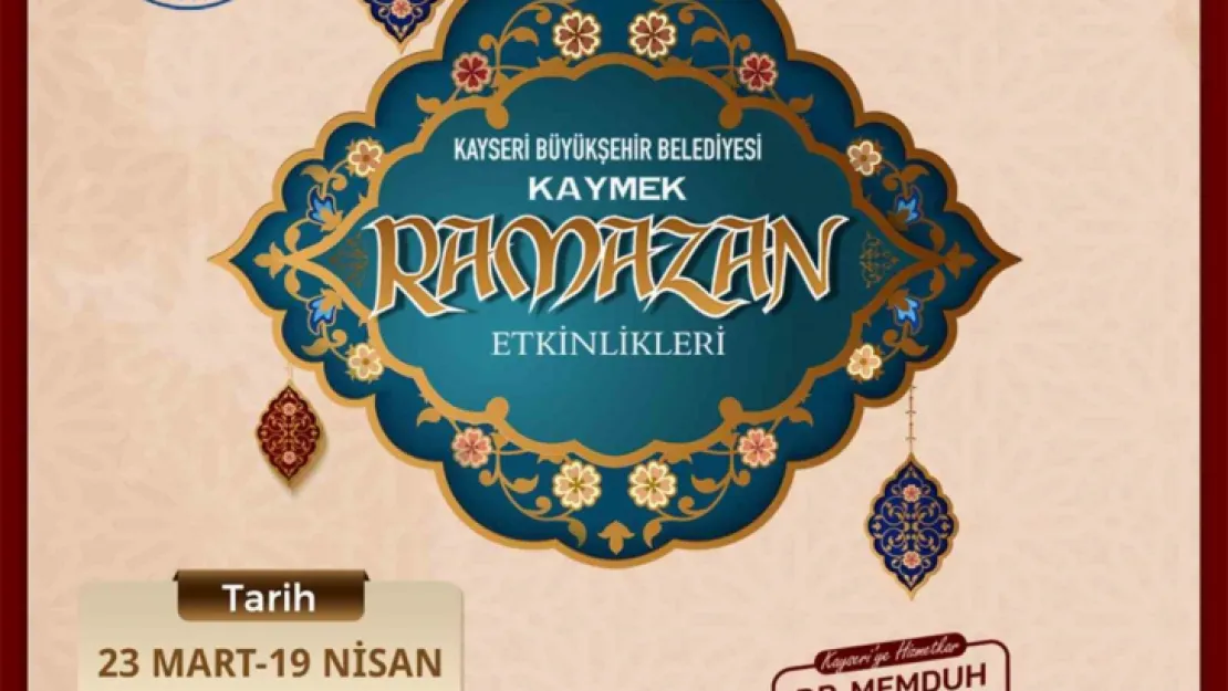 KAYMEK'ten Ramazan'a özel etkinlikler