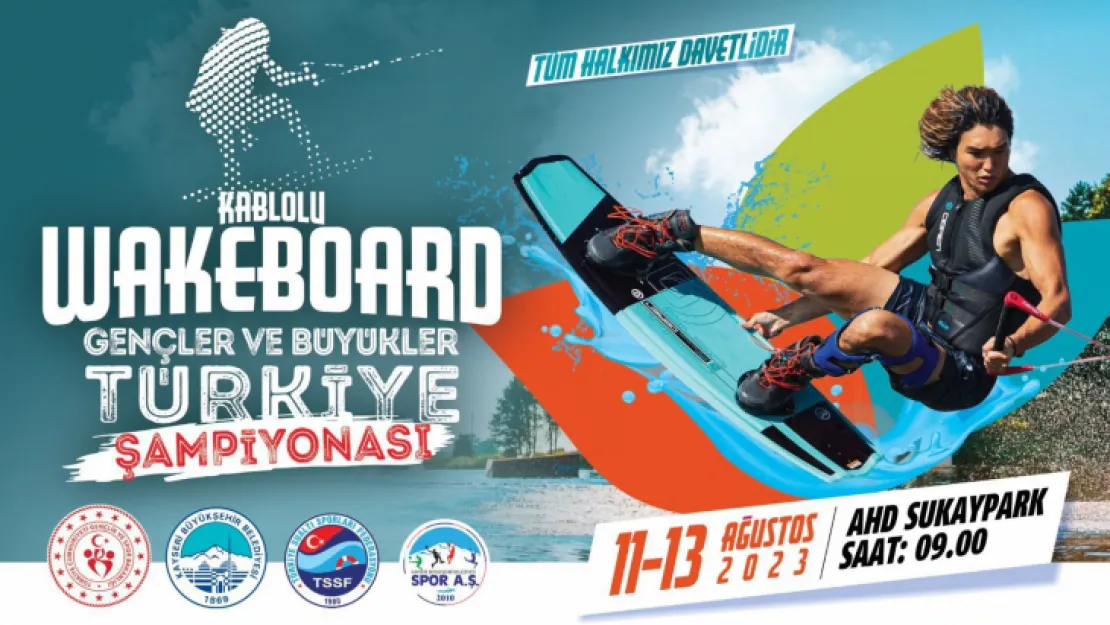 Büyükşehir Spor A.Ş. Wakeboard Türkiye Şampiyonası'na ev sahipliği yapıyor