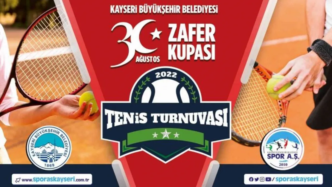 Büyükşehir Spor A.Ş.'den 30 Ağustos Zafer Kupası Tenis Turnuvası