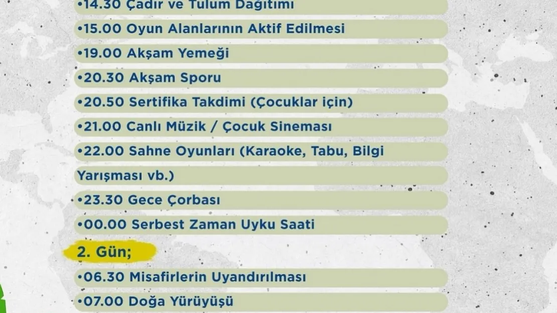 Büyükşehir Spor A.Ş.'nin doğa kamplarında yeni hafta kayıtları sürüyor