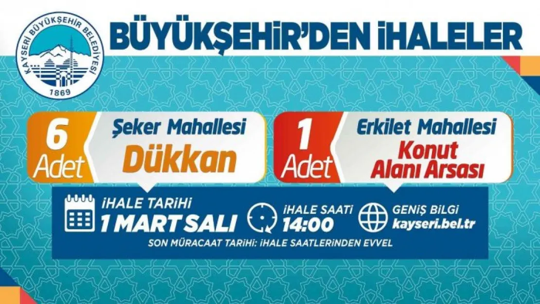 Büyükşehirden arsa, işyeri ve akaryakıt istasyonu ihaleleri