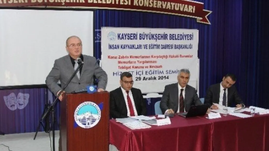 Büyükşehir'den Zabıtaya Seminer 