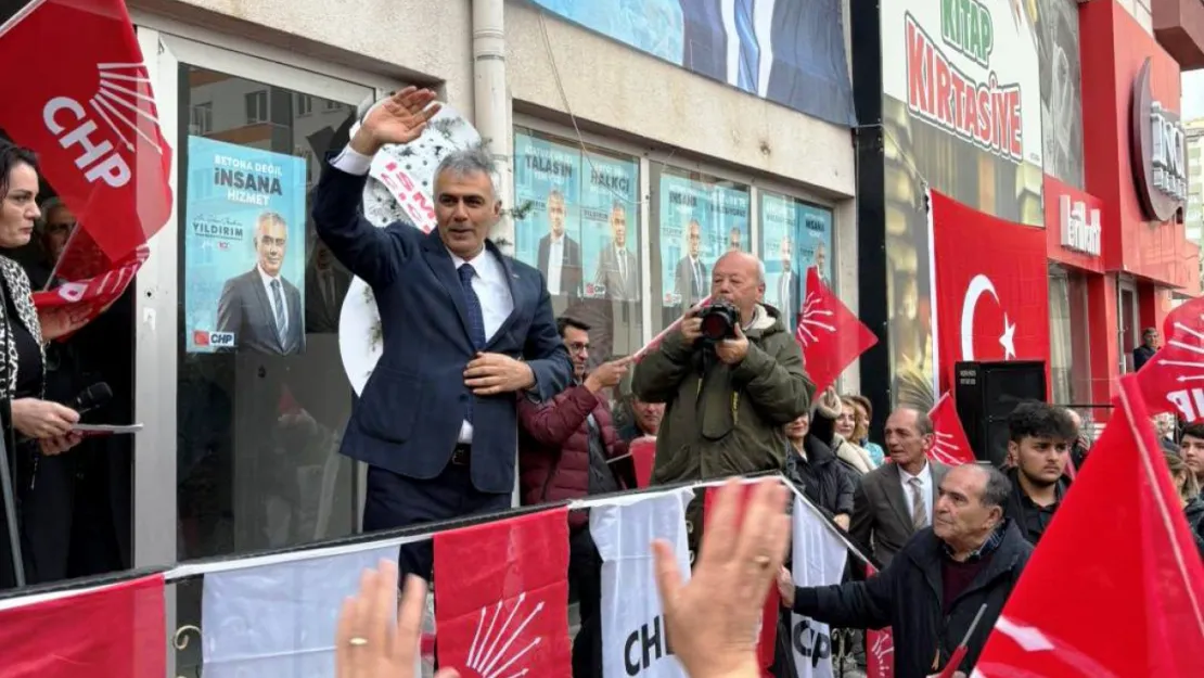 CHP Talas adayı Hacı İbrahim Yıldırım ikinci seçim bürosunu açtı
