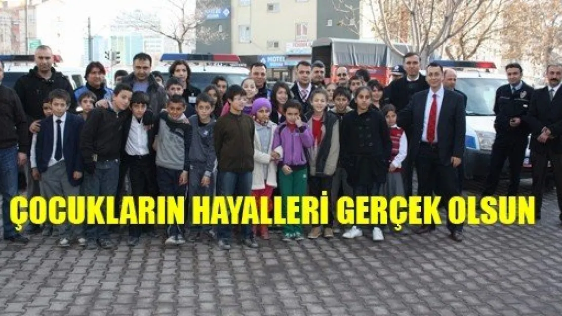 Çocukların Polislik Hayali Gerçek Oldu