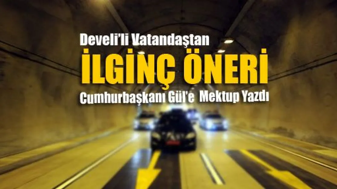 Cumhurbaşkanlığı Valiliğe Yazı Gönderdi