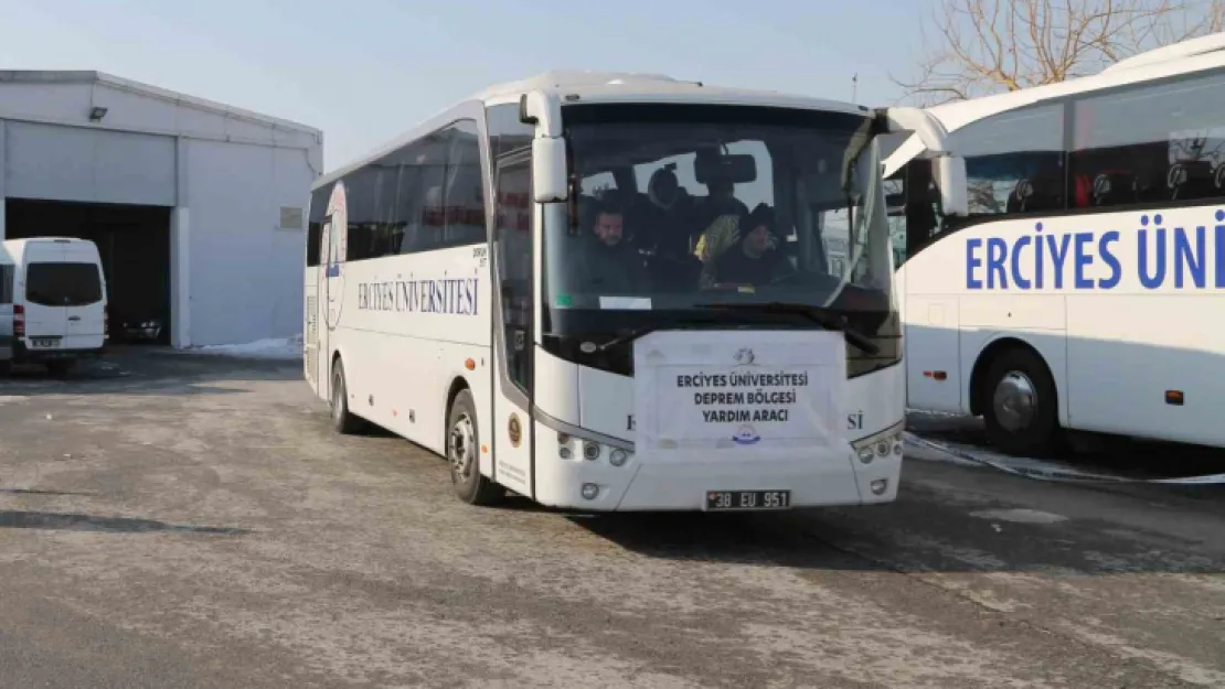 Deprem bölgesine ERÜ'den sağlık ekibi gönderilmeye devam ediyor