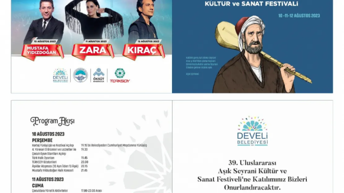 Develi Aşık Seyrani Festival'i başlıyor: Aşık Seyrani kimdir?