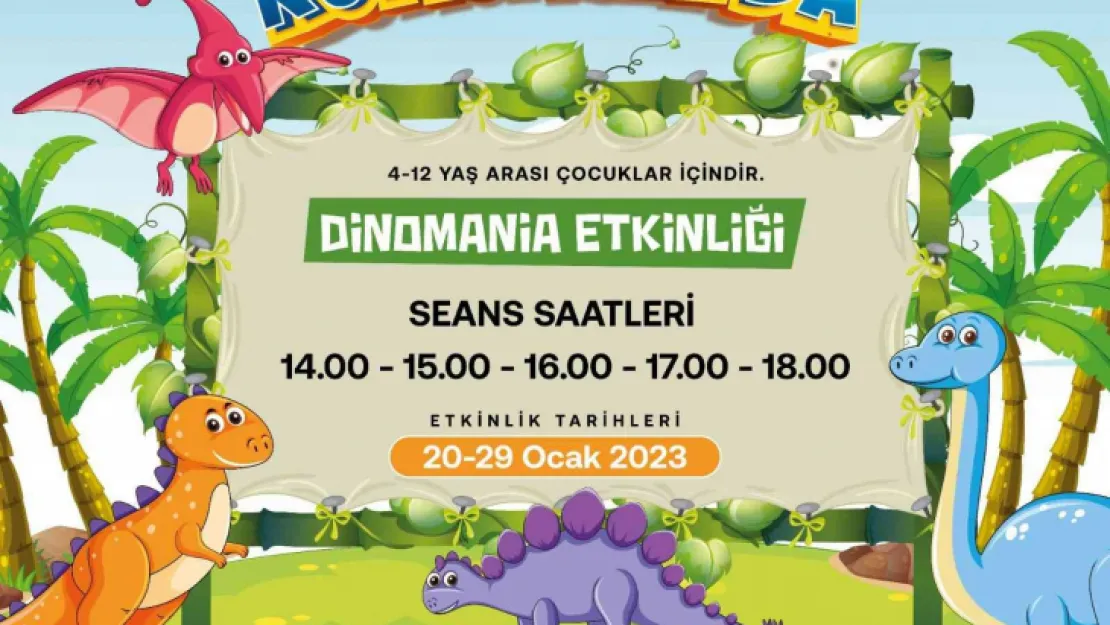 Dinozorlar, KUMSMALL ile Kayseri'ye geliyor