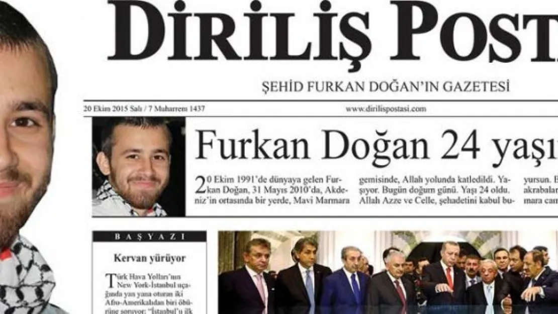 Diriliş Postası'ndan şehit Furkan'a özel gazete