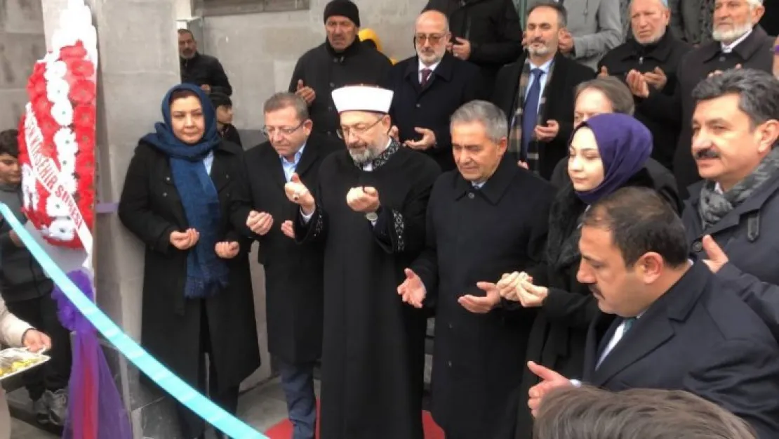 Diyanet İşleri Başkanı Erbaş: 'Bu cami irfan merkezi olacak'