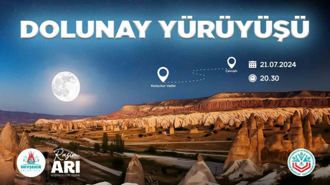 Dolunay yürüyüşü için kayıtlar başladı