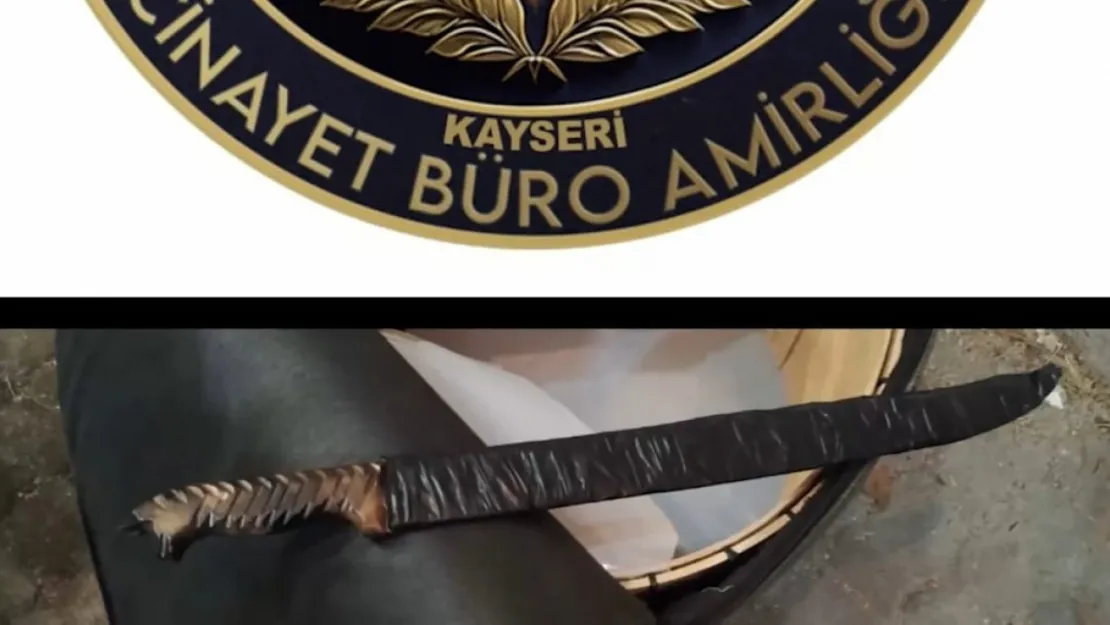 Düğünü kana bulayan bıçaklı  fail suç aleti ile yakalandı 