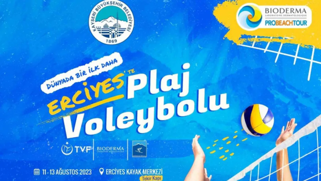 Dünyada ilk kez bir dağda 'plaj voleybolu' oynanacak