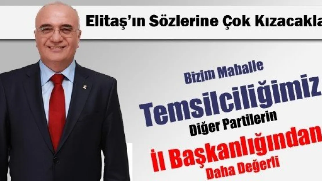 Elitaş'ın Sözleri İl Başkanlarını Kızdıracak