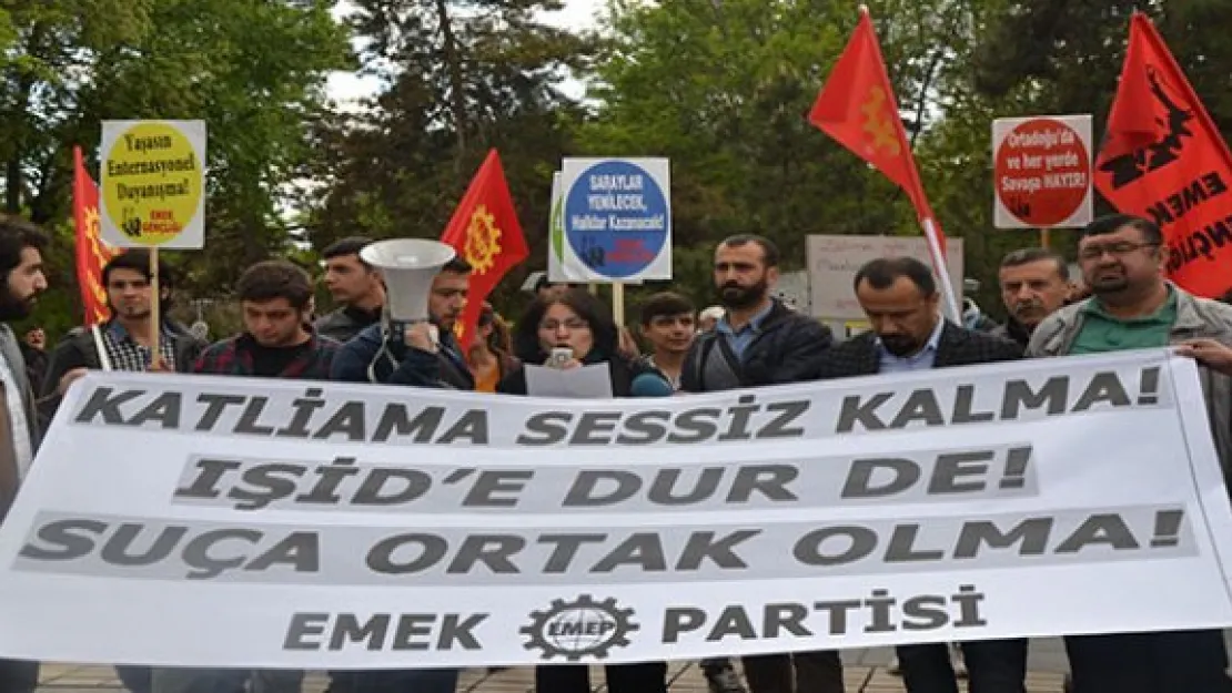 Emek Partisi İŞID katliamını protesto etti