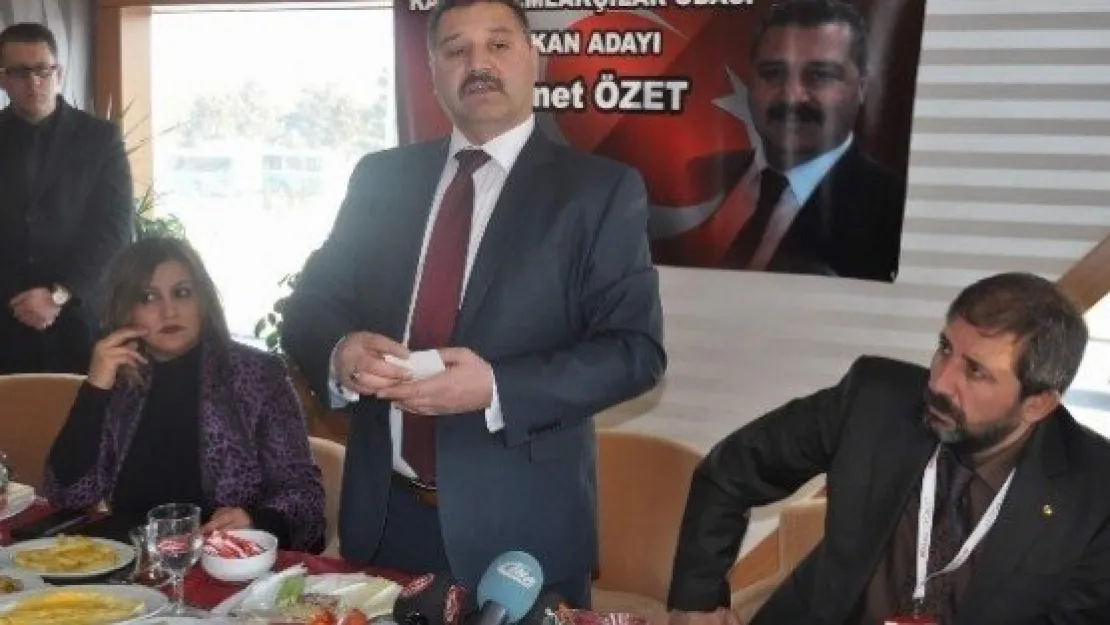 Mehmet Özet, Emlakçılar Odası Başkanlığına adaylığını açıkladı