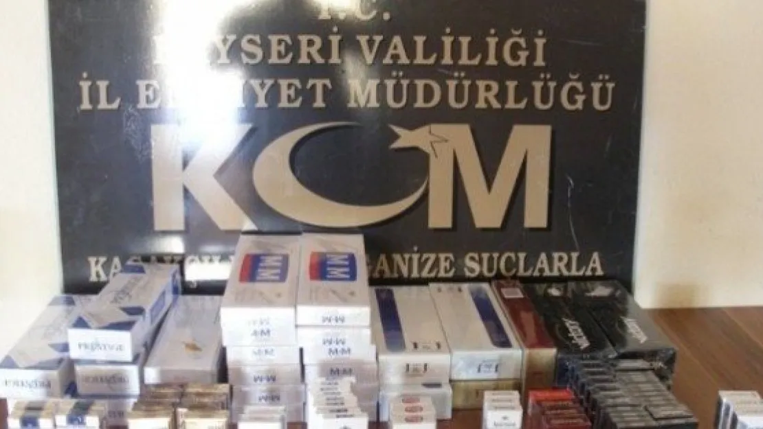 Emniyetten Kaçak Sigara Operasyonu 