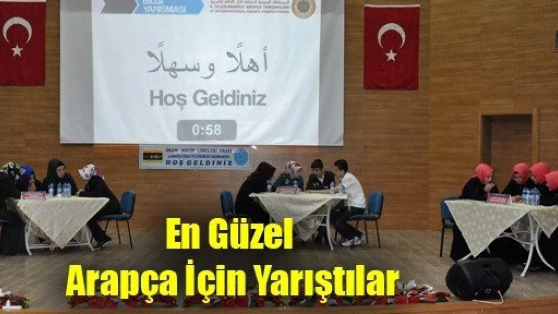 En Güzel Arapça İçin Yarıştılar