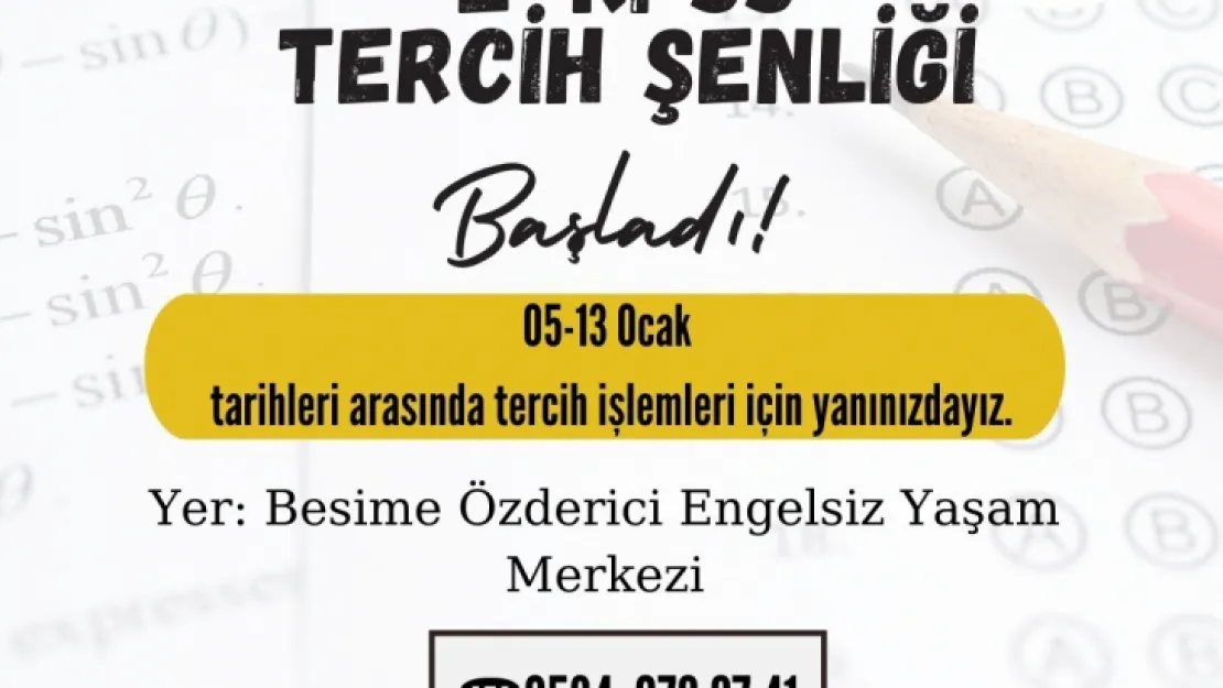 Engel tanımayan Büyükşehir'den E-KPSS tercih şenliği