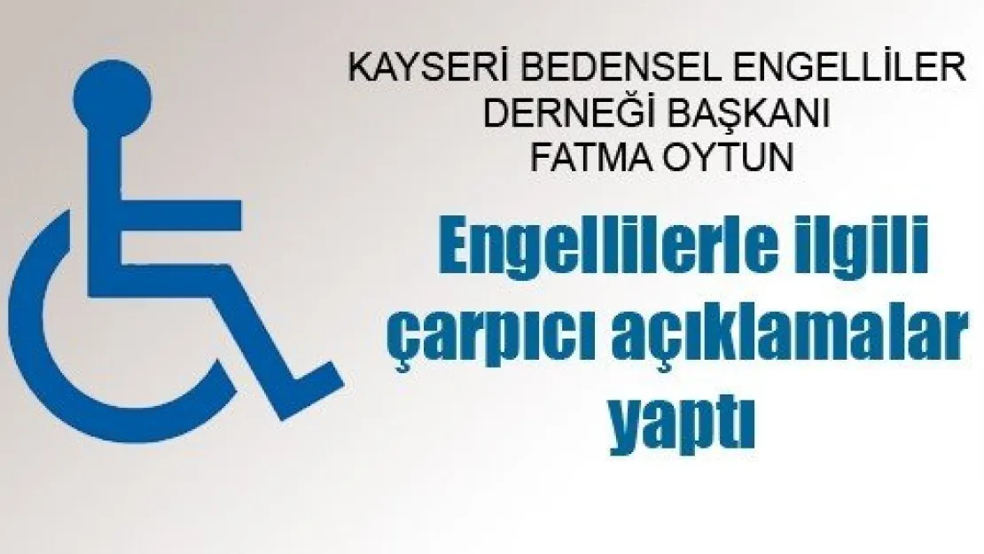 Engellilerin Soruru Toplumu İlgilendirir