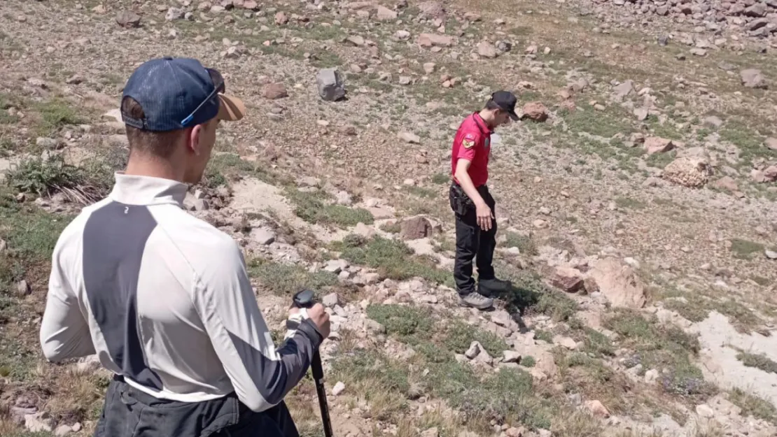 Erciyes Dağında mahsur kalan kişi kurtarıldı