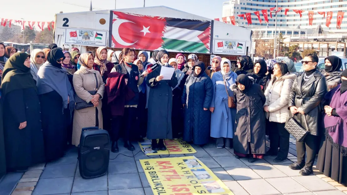 Erciyes Kadın Platformu'ndan Suriye'deki işkencelere karşı çağrı