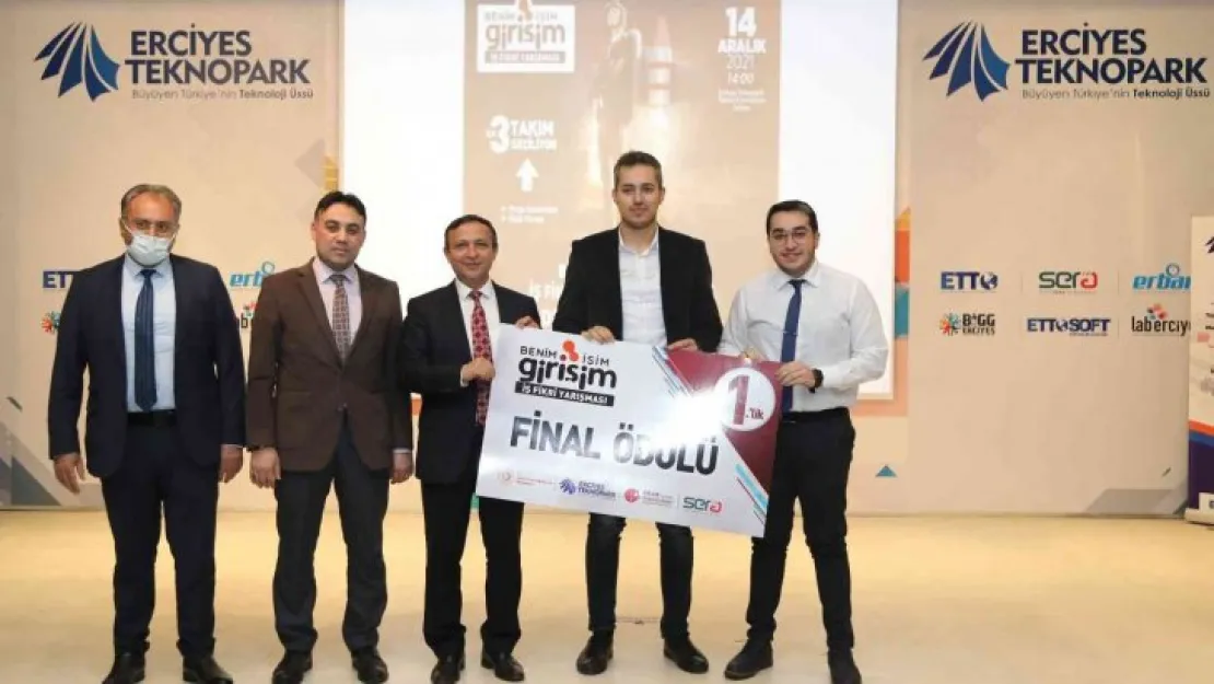 Erciyes Teknopark 'Benim İşim Girişim' Yarışmasının Ödül Töreni yapıldı