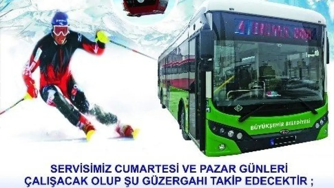 Erciyes'e Otobüs Seferleri Başlıyor 