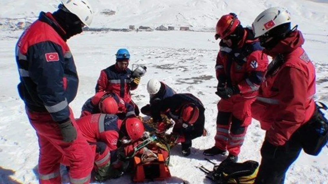 Erciyes'te Müthiş Tatbikat