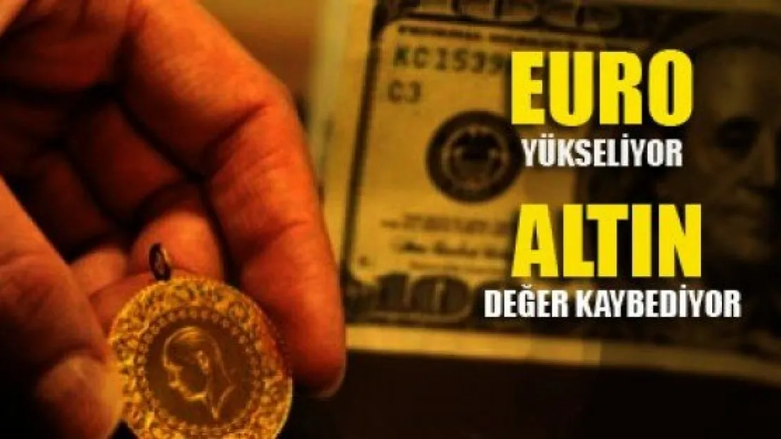 Euro yükselişte Altın ise hala düşüyor