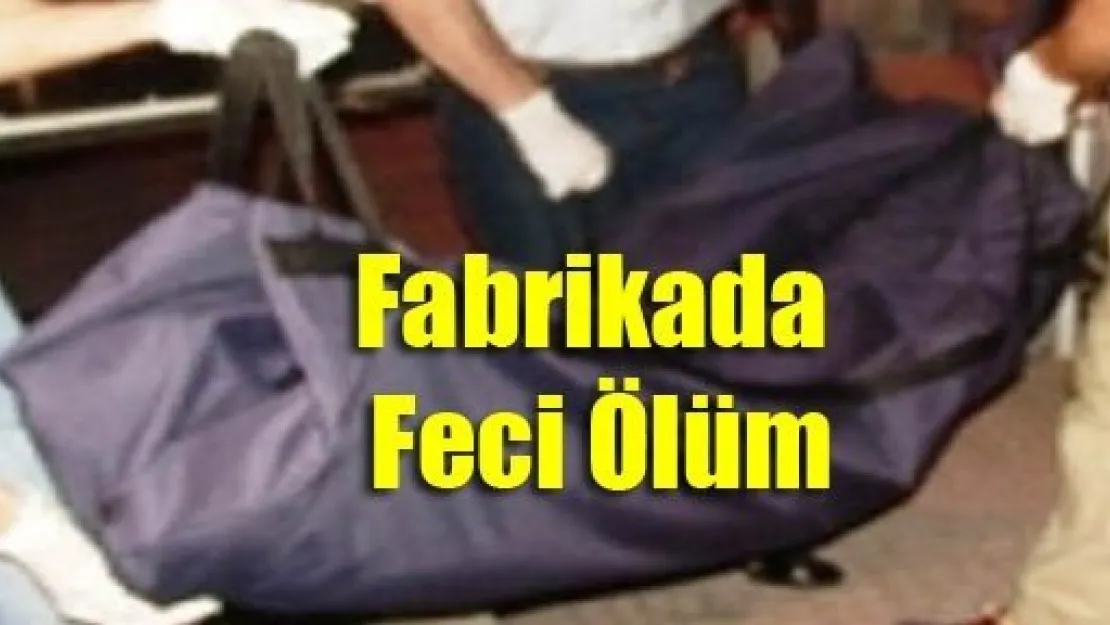 Fabrikada Feci Ölüm