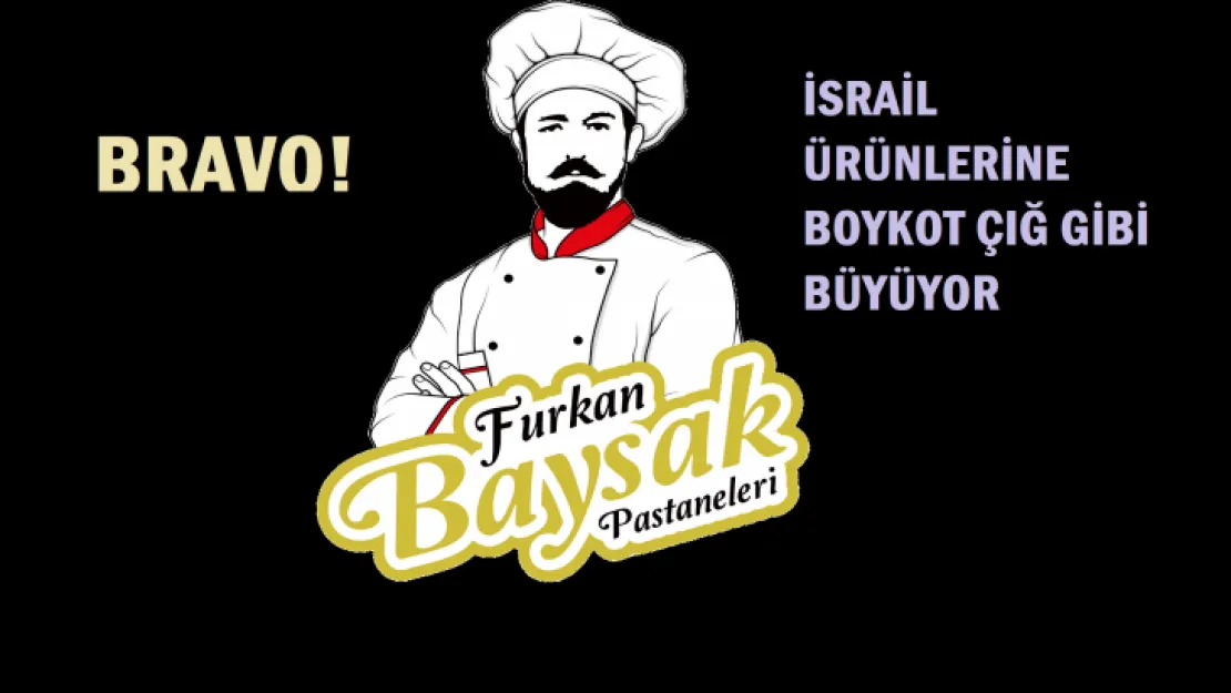 Furkan Baysak'tan İsrail ürünlerine Boykot'