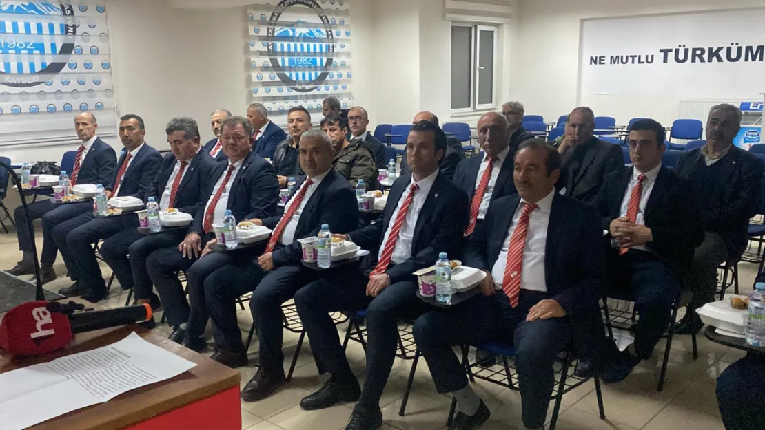 Futbol Saha Komiserleri Derneği Kayseri Şubesi Genel Kurul'u yapıldı