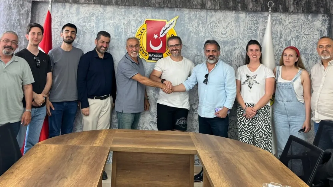 Geleceğin gazetecilerinden Kayseri Gazeteciler Cemiyeti'ne Ziyaret