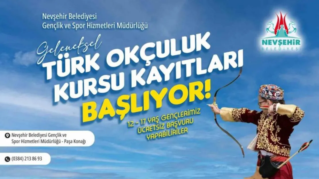 Geleneksel Türk Okçuluğu Kursu kayıtları başladı