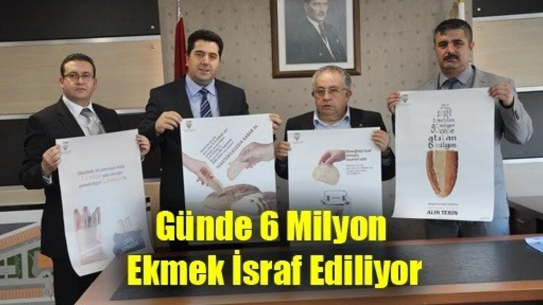 Günde 6 milyon Ekmek İsraf Ediliyor