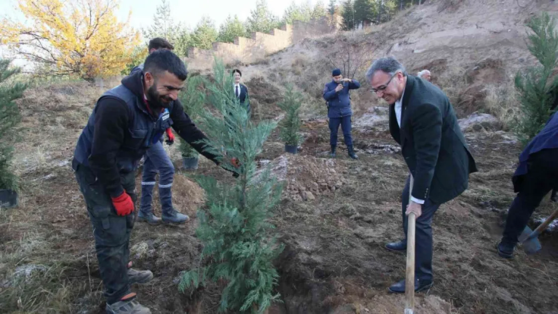 Hacılar'da bin 111 Fidan Toprakla Buluştu