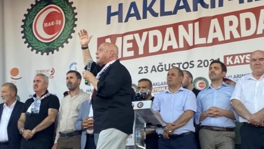 Hak-İş Genel Başkanı Arslan, 'Enflasyon kayıplarımızın telafi edilmesini istiyoruz'