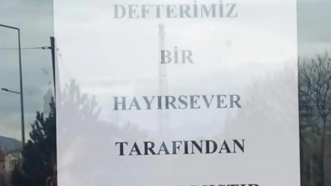 Hayırsever, vatandaşların bakkala olan borçlarını kapattı