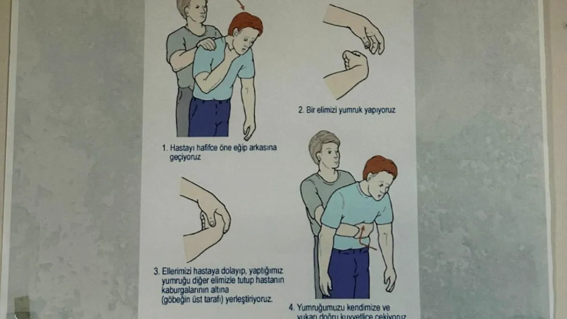 'Heimlich Manevrası' hayat kurtarıyor