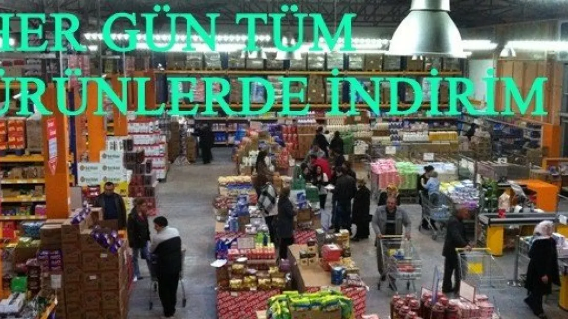 HER GÜN TÜM ÜRÜNLERDE İNDİRİM
