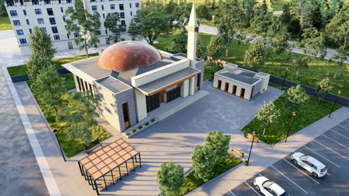 Anbar Hisar Camii'nin temeli atılıyor