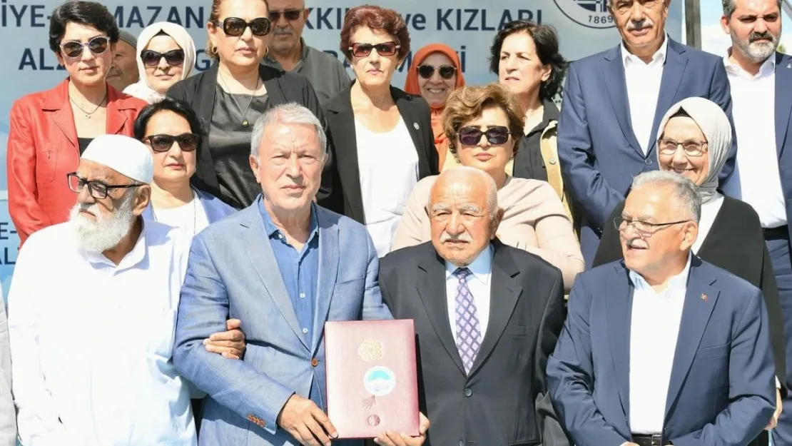 Hulusi Akar: 'Kayseri'nin Hayırsever insanları bizim iftiharımızdır'