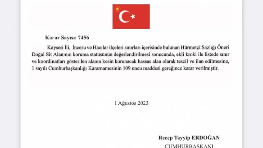 Hürmetçi Sazlığı korumaya altına alındı