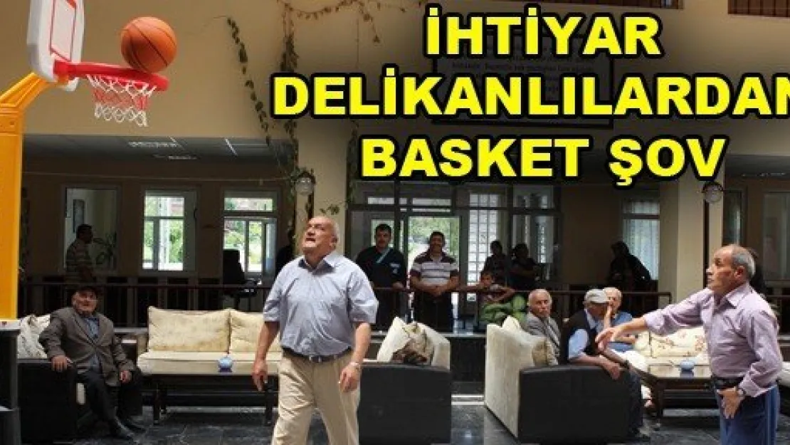 Huzurevinde basketbol turnuvası