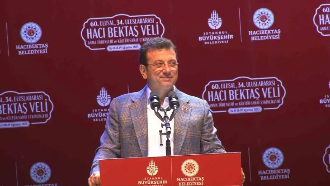 İBB Başkanı İmamoğlu, Nevşehir'de Hacı Bektaş Veli Anma Etkinlikleri'ne katıldı
