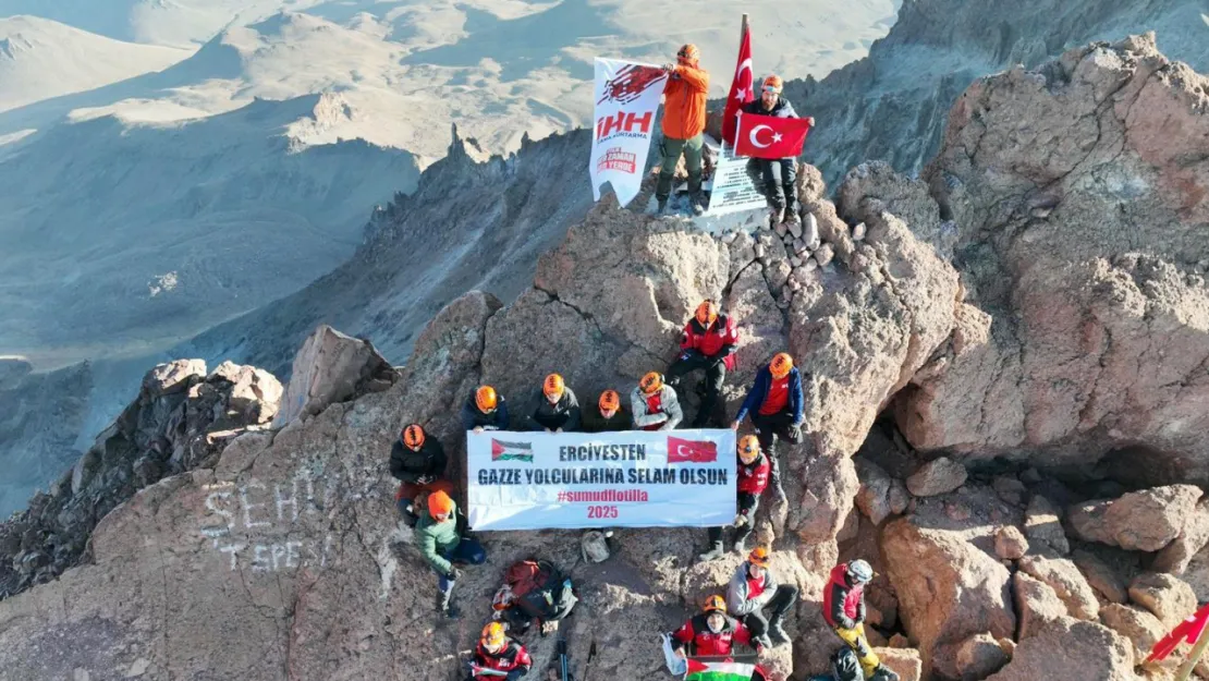 İHH Arama Kurtarma Ekibi 'Gazze Özgürlük Flosu' için Zirvede