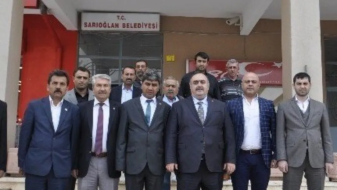 İl Başkanı Mete Eke'nin Hayırlı Olsun Ziyaretleri Sarıoğlan İlçesi İle Devam Etti 