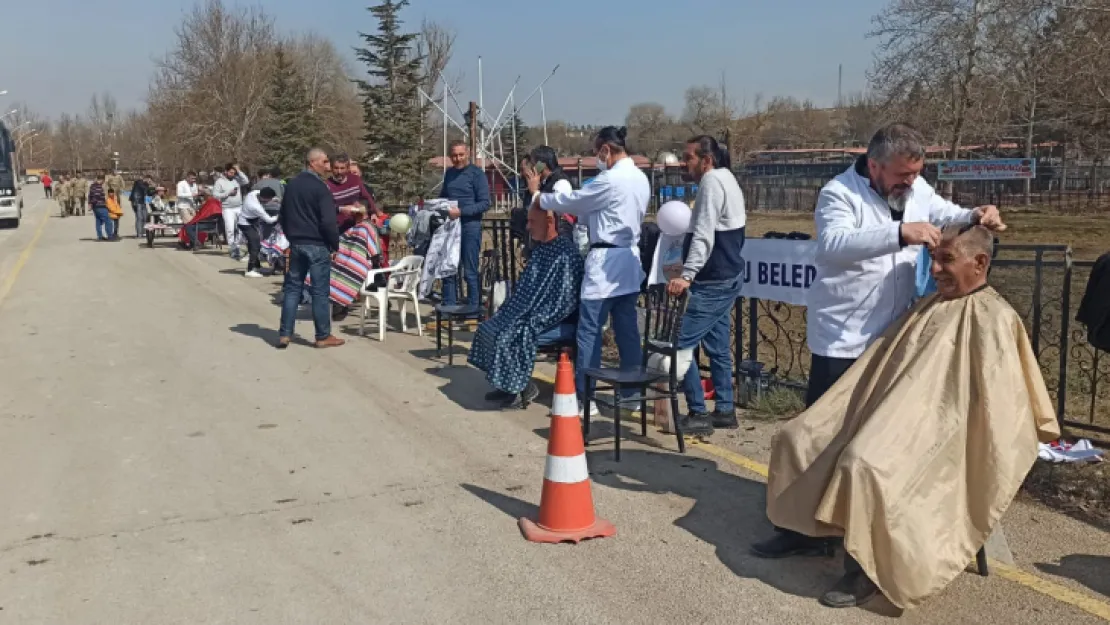 İncesu'dan afet bölgesine 125 kuaför gönderildi